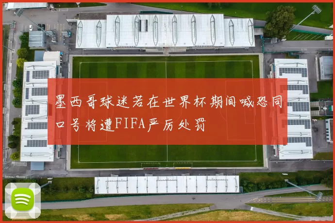 墨西哥球迷若在世界杯期间喊恐同口号将遭FIFA严厉处罚